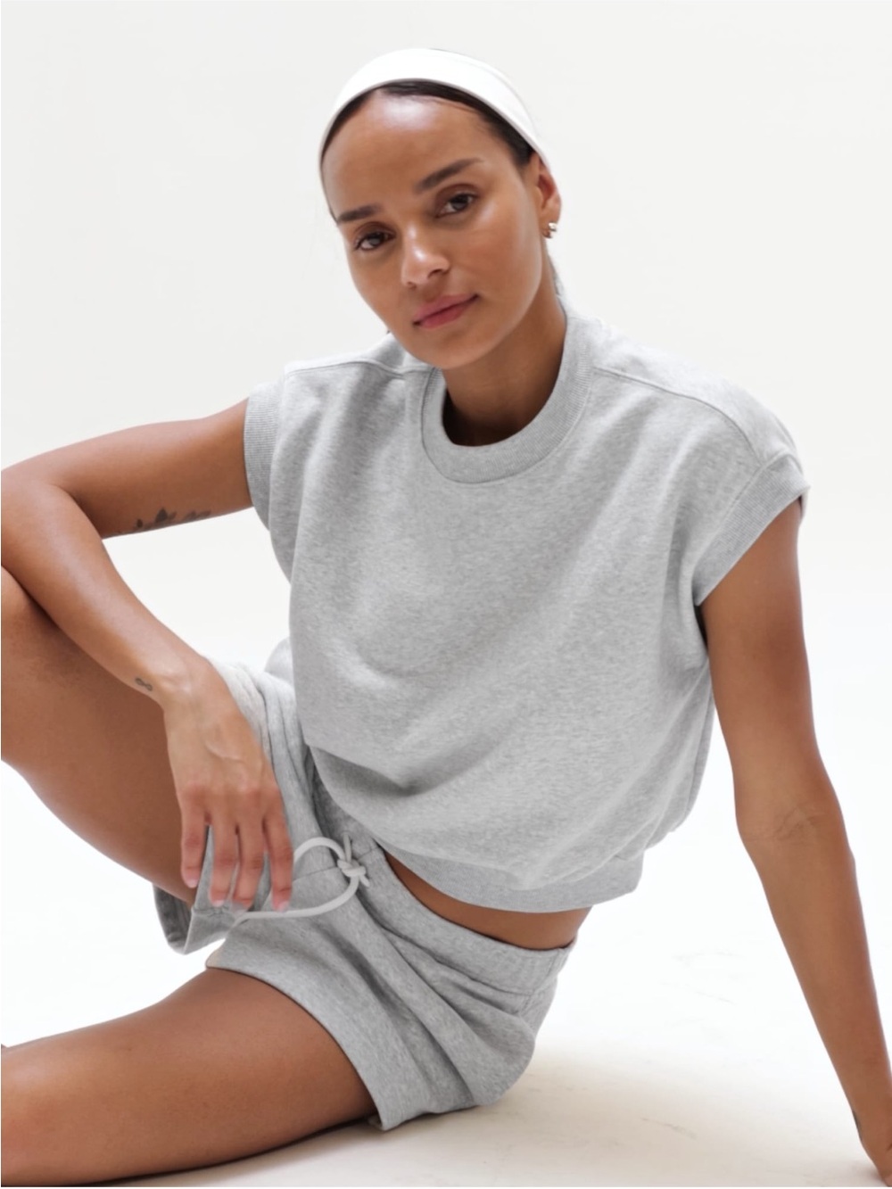 New Athleta Heavyweight Terry Dolman Tee